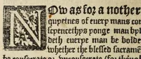 An illustration from A boke made by Iohn Fryth prysoner in the Tower of London : answerynge vnto M. Mores letter, which he wrote agaynst the fyrste lytle treatyse that Iohn Fryth made concernynge the sacramente of the body and bloode of Christ : vnto whiche boke are added in the ende the artycles of hys examynacyon before the byshoppes ... for whyche Iohn Fryth was condempned and after brente ... the fourth daye of Iuly. anno. 1533 (1546)
