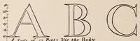 An illustration from Boktryckstyper under XV. till XIX århundert : kort öfversikt af boktryckstypernas utveckling och allmänna former (1905)