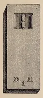 An illustration from Boktryckstyper under XV. till XIX århundert : kort öfversikt af boktryckstypernas utveckling och allmänna former (1905)
