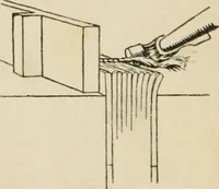 An illustration from Bookbinding, and the care of books; a handbook for amateurs, bookbinders & librarians (1901)