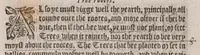 An illustration from A booke of the art and maner, howe to plante and graffe all sortes of trees : how to set stones and sowe pepins, to make wilde trees to graffe on, as also remedies and medicines. With diuers other newe practises (1582)