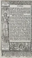 Picture 11 of 26 from A booke of Christian prayers, : collected out of the auncie[n]t writers, and best learned in our tyme, worthy to be read with an earnest mynde of all Christians, in these daungerous and troublesome dayes, that God for Christes sake will yet still be mercyfull vnto vs. (1578), leaf 100