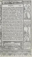 An illustration from A booke of Christian prayers, : collected out of the auncie[n]t writers, and best learned in our tyme, worthy to be read with an earnest mynde of all Christians, in these daungerous and troublesome dayes, that God for Christes sake will yet still be mercyfull vnto vs. (1578)
