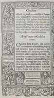 Picture 4 of 26 from A booke of Christian prayers, : collected out of the auncie[n]t writers, and best learned in our tyme, worthy to be read with an earnest mynde of all Christians, in these daungerous and troublesome dayes, that God for Christes sake will yet still be mercyfull vnto vs. (1578), leaf 50