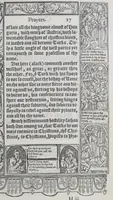 An illustration from A booke of Christian prayers, : collected out of the auncie[n]t writers, and best learned in our tyme, worthy to be read with an earnest mynde of all Christians, in these daungerous and troublesome dayes, that God for Christes sake will yet still be mercyfull vnto vs. (1578)