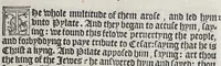 An illustration from The booke of the common prayer and administracion of the sacramentes, and other rites and ceremonies of the Churche: after the vse of the Churche of England. (1549)