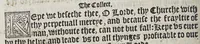 An illustration from The booke of the common prayer and administracion of the sacramentes, and other rites and ceremonies of the churche: after the vse of the Churche of England. (1549)