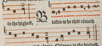 An illustration from The booke of common praier noted. 1550. (1550)
