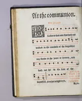 An illustration from The booke of common praier noted. 1550. (1550)