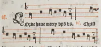 An illustration from The booke of common praier noted. 1550. (1550)