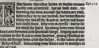An illustration from The booke of common prayer and administration of the sacraments and other rites and ceremonies in the Church of England (1581)