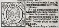 An illustration from The booke of common prayer and administration of the sacraments and other rites and ceremonies in the Church of England (1581)