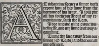 An illustration from The booke of common prayer and administration of the sacraments and other rites and ceremonies in the Church of England (1581)