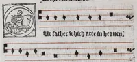 An illustration from The booke of common praier noted (1550)