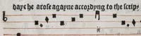 An illustration from The booke of common praier noted (1550)