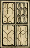 An illustration from A booke of sundry draughtes principaly serving for glasiers: and not impertinent for plasters, and gardiners : besides sundry other professions. Whereunto is annexed the manner how to anniel in glas: and also the true forme of the fornace, and the secretes thereof (1615)