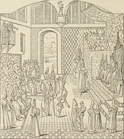 An illustration from The book of American interiors, prepared by Charles Wyllys Elliott from existing houses; with preliminary essays and letterpress descriptions; illustrated in heliotype (1876)
