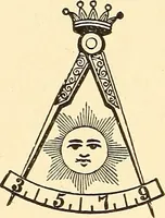 An illustration from The book of the Ancient and accepted Scottish rite of freemasonry (1899)