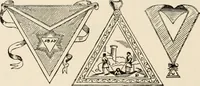 An illustration from The book of the ancient and accepted Scottish rite of freemasonry : containing instructions in all the degrees from the third to the thirty-third, and last degree of the rite : together with ceremonies of inauguration ... etc. (1914)