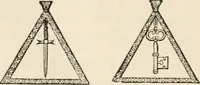 An illustration from The book of the ancient and accepted Scottish rite of freemasonry : containing instructions in all the degrees from the third to the thirty-third, and last degree of the rite : together with ceremonies of inauguration ... etc. (1914)