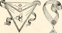 An illustration from The book of the ancient and accepted Scottish rite of freemasonry : containing instructions in all the degrees from the third to the thirty-third, and last degree of the rite : together with ceremonies of inauguration ... etc. (1914)