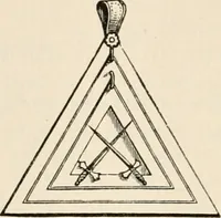 An illustration from The book of the ancient and accepted Scottish rite of freemasonry : containing instructions in all the degrees from the third to the thirty-third, and last degree of the rite : together with ceremonies of inauguration ... etc. (1914)
