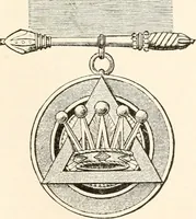 An illustration from The book of the ancient and accepted Scottish rite of freemasonry : containing instructions in all the degrees from the third to the thirty-third, and last degree of the rite : together with ceremonies of inauguration ... etc. (1914)