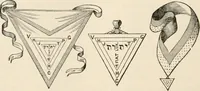 An illustration from The book of the ancient and accepted Scottish rite of freemasonry : containing instructions in all the degrees from the third to the thirty-third, and last degree of the rite : together with ceremonies of inauguration ... etc. (1914)
