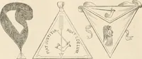 An illustration from The book of the ancient and accepted Scottish rite of freemasonry : containing instructions in all the degrees from the third to the thirty-third, and last degree of the rite : together with ceremonies of inauguration ... etc. (1914)