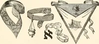 An illustration from The book of the ancient and accepted Scottish rite of freemasonry : containing instructions in all the degrees from the third to the thirty-third, and last degree of the rite : together with ceremonies of inauguration ... etc. (1914)