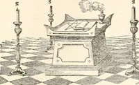 An illustration from The book of the ancient and accepted Scottish rite of freemasonry : containing instructions in all the degrees from the third to the thirty-third, and last degree of the rite : together with ceremonies of inauguration ... etc. (1914)