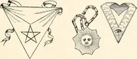 An illustration from The book of the ancient and accepted Scottish rite of freemasonry : containing instructions in all the degrees from the third to the thirty-third, and last degree of the rite : together with ceremonies of inauguration ... etc. (1914)