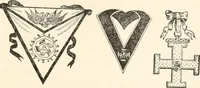 An illustration from The book of the ancient and accepted Scottish rite of freemasonry : containing instructions in all the degrees from the third to the thirty-third, and last degree of the rite : together with ceremonies of inauguration ... etc. (1914)