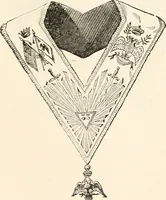 An illustration from The book of the ancient and accepted Scottish rite of freemasonry : containing instructions in all the degrees from the third to the thirty-third, and last degree of the rite : together with ceremonies of inauguration ... etc. (1914)
