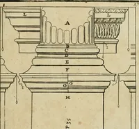 An illustration from The first book of architecture (1733)