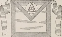 An illustration from The book of the chapter : or, Monitorial instructions, in the degrees of mark, past and most excellent master, and the holy Royal arch (1865)