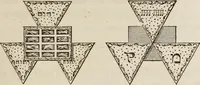 An illustration from The book of the chapter : or, Monitorial instructions, in the degrees of mark, past and most excellent master, and the holy Royal arch (1865)