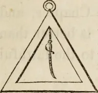 An illustration from The book of the chapter : or, Monitorial instructions, in the degrees of mark, past and most excellent master, and the holy Royal arch (1865)