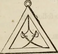 An illustration from The book of the chapter : or, Monitorial instructions, in the degrees of mark, past and most excellent master, and the holy Royal arch (1865)