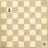 An illustration from The book of chess: containing the rudiments of the game, and elementary analyses of the most popular openings ; exemplified in games actually played by the greatest masters; including Staunton's analysis of the king's and queen's gambits, numerous positions and problems on diagrams, both original and selected; also a series of chess tales, with illustrations engraved from original designs ; the whole extracted and translated from the best sources (1857)