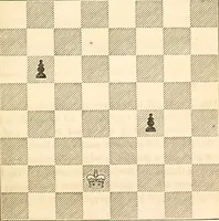 Picture 53 of 84 from The book of chess: containing the rudiments of the game, and elementary analyses of the most popular openings ; exemplified in games actually played by the greatest masters; including Staunton's analysis of the king's and queen's gambits, numerous positions and problems on diagrams, both original and selected; also a series of chess tales, with illustrations engraved from original designs ; the whole extracted and translated from the best sources (1857), leaf 118
