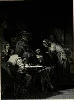 Picture 68 of 84 from The book of chess: containing the rudiments of the game, and elementary analyses of the most popular openings ; exemplified in games actually played by the greatest masters; including Staunton's analysis of the king's and queen's gambits, numerous positions and problems on diagrams, both original and selected; also a series of chess tales, with illustrations engraved from original designs ; the whole extracted and translated from the best sources (1857), leaf 309