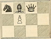 Picture 8 of 84 from The book of chess: containing the rudiments of the game, and elementary analyses of the most popular openings ; exemplified in games actually played by the greatest masters; including Staunton's analysis of the king's and queen's gambits, numerous positions and problems on diagrams, both original and selected; also a series of chess tales, with illustrations engraved from original designs ; the whole extracted and translated from the best sources (1857), leaf 37