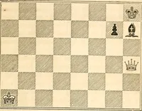 Picture 10 of 84 from The book of chess: containing the rudiments of the game, and elementary analyses of the most popular openings ; exemplified in games actually played by the greatest masters; including Staunton's analysis of the king's and queen's gambits, numerous positions and problems on diagrams, both original and selected; also a series of chess tales, with illustrations engraved from original designs ; the whole extracted and translated from the best sources (1857), leaf 42