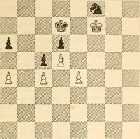 Picture 12 of 84 from The book of chess: containing the rudiments of the game, and elementary analyses of the most popular openings ; exemplified in games actually played by the greatest masters; including Staunton's analysis of the king's and queen's gambits, numerous positions and problems on diagrams, both original and selected; also a series of chess tales, with illustrations engraved from original designs ; the whole extracted and translated from the best sources (1857), leaf 46