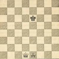 An illustration from The book of chess: containing the rudiments of the game, and elementary analyses of the most popular openings ; exemplified in games actually played by the greatest masters; including Staunton's analysis of the king's and queen's gambits, numerous positions and problems on diagrams, both original and selected; also a series of chess tales, with illustrations engraved from original designs ; the whole extracted and translated from the best sources (1857)