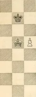 An illustration from The book of chess: containing the rudiments of the game, and elementary analyses of the most popular openings ; exemplified in games actually played by the greatest masters; including Staunton's analysis of the king's and queen's gambits, numerous positions and problems on diagrams, both original and selected; also a series of chess tales, with illustrations engraved from original designs ; the whole extracted and translated from the best sources (1857)