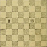 An illustration from The book of chess: containing the rudiments of the game, and elementary analyses of the most popular openings (1882)