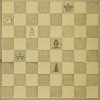 An illustration from The book of chess: containing the rudiments of the game, and elementary analyses of the most popular openings (1882)