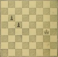 An illustration from The book of chess: containing the rudiments of the game, and elementary analyses of the most popular openings (1882)